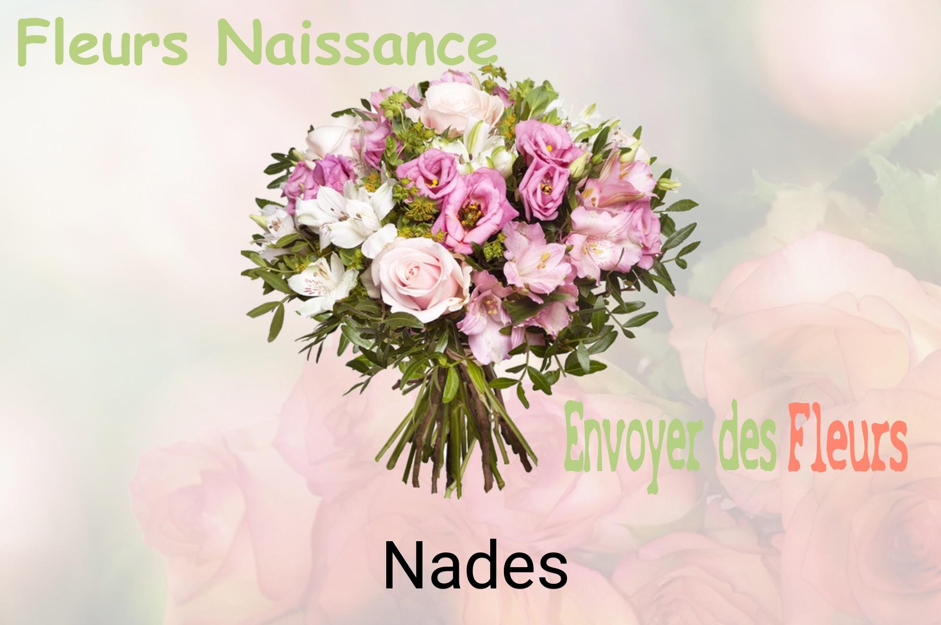 Bouquet de fleurs de naissance livré à Nades
